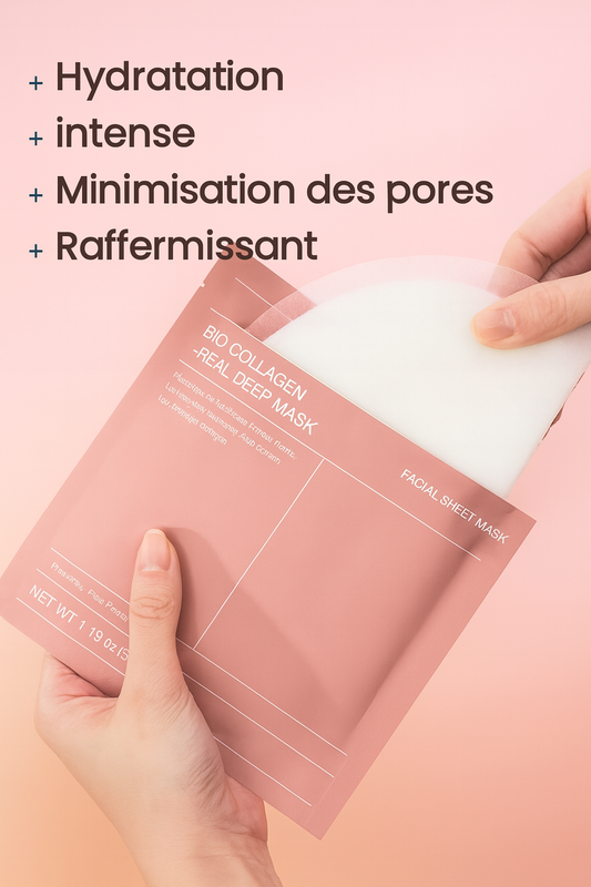 Masque hydratant au colagène bio