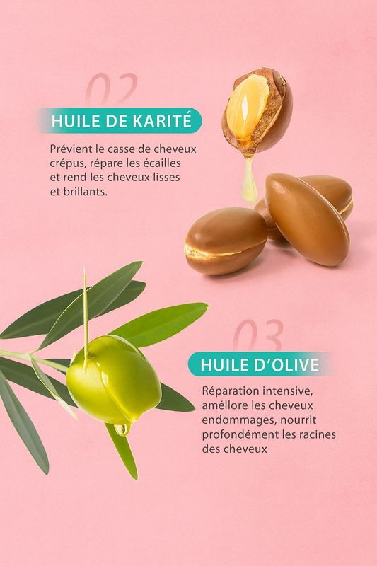 Huile de soin capillaire à l'argan