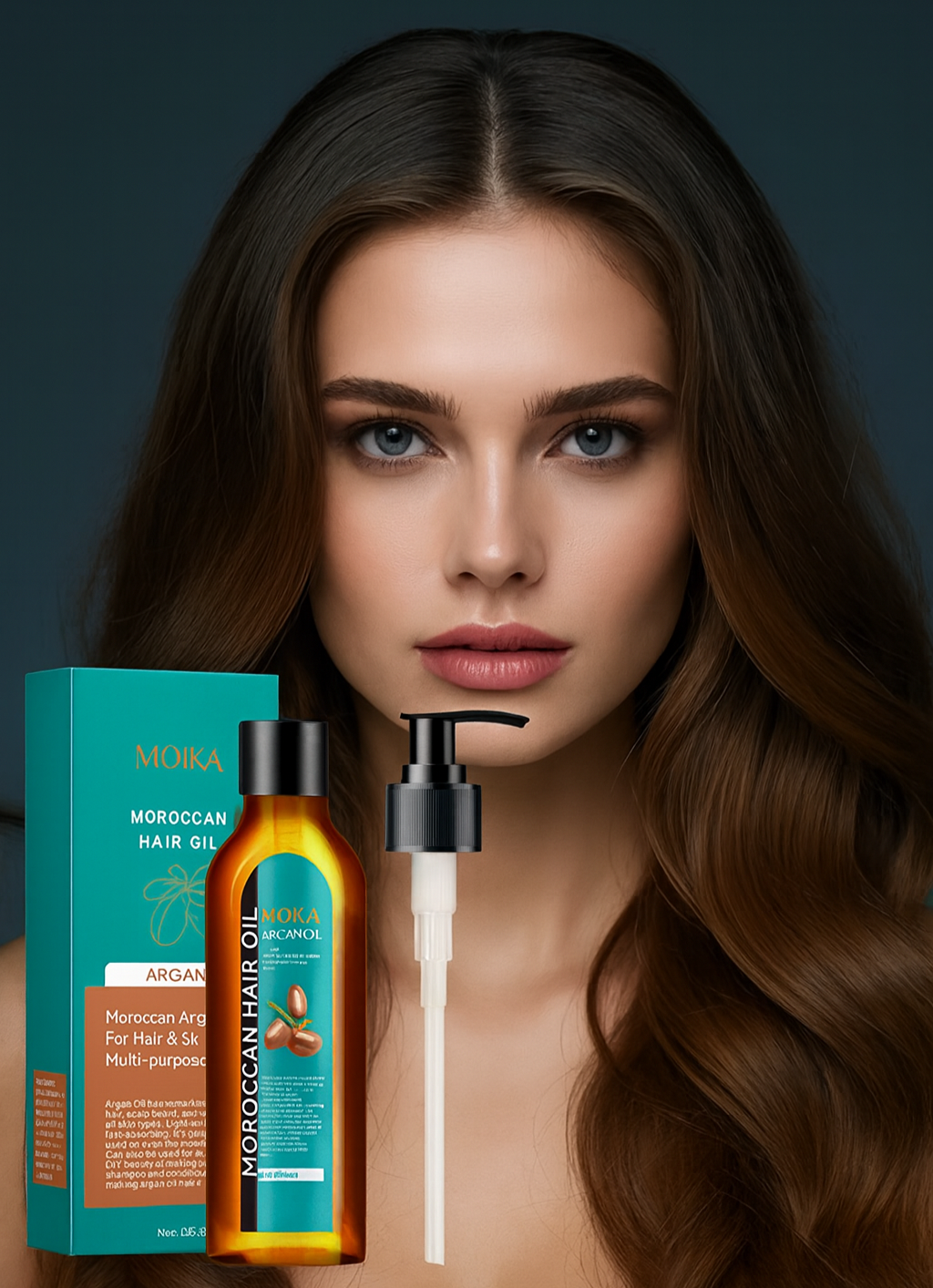 Huile de soin capillaire à l'argan