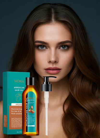 Huile de soin capillaire à l'argan